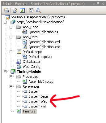 System.Web as reference